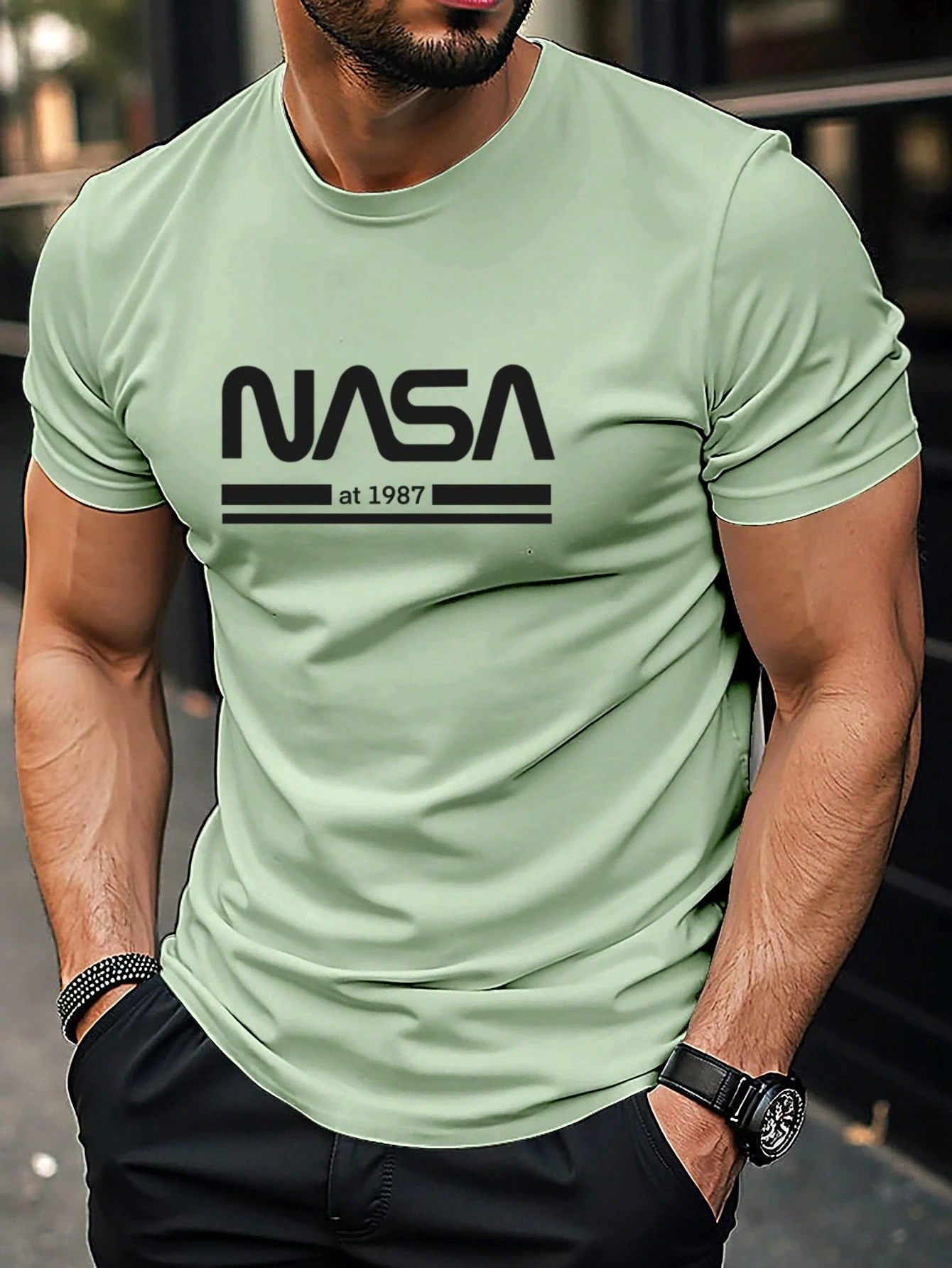 Manfinity Homme تي شيرت كاجوال